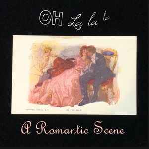 Vintage Romance Postcard Art